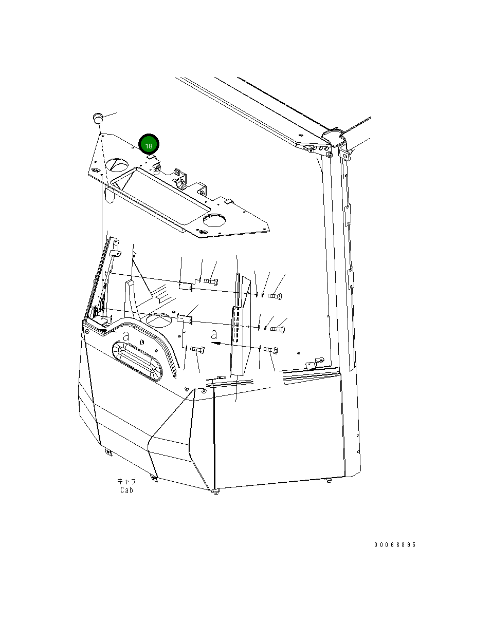 Заклёпка 417-926-3991 Komatsu