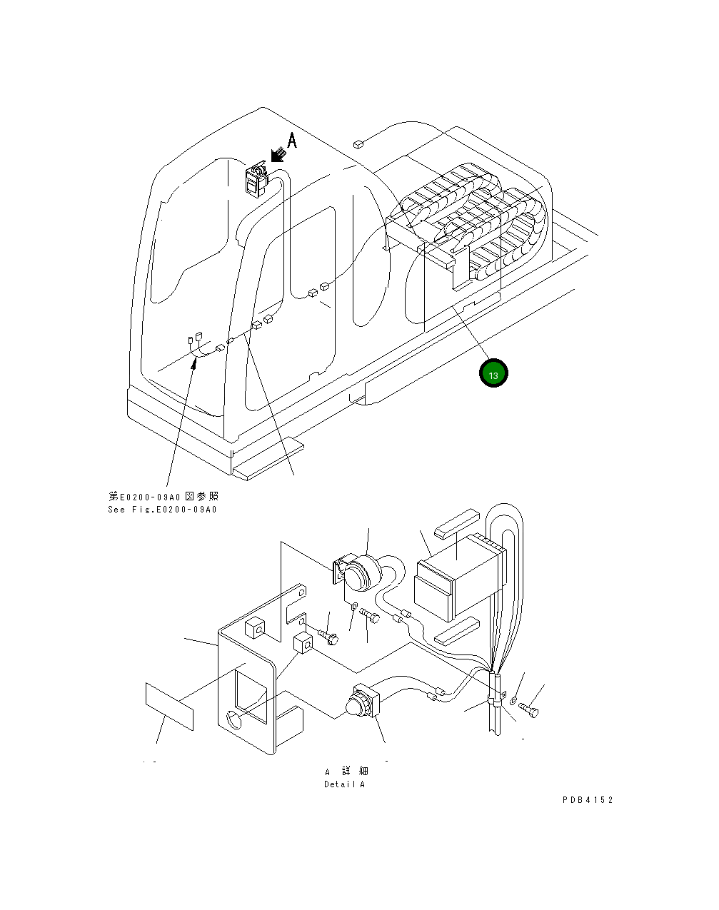 Жгут проводов KV-B730-8910 Komatsu