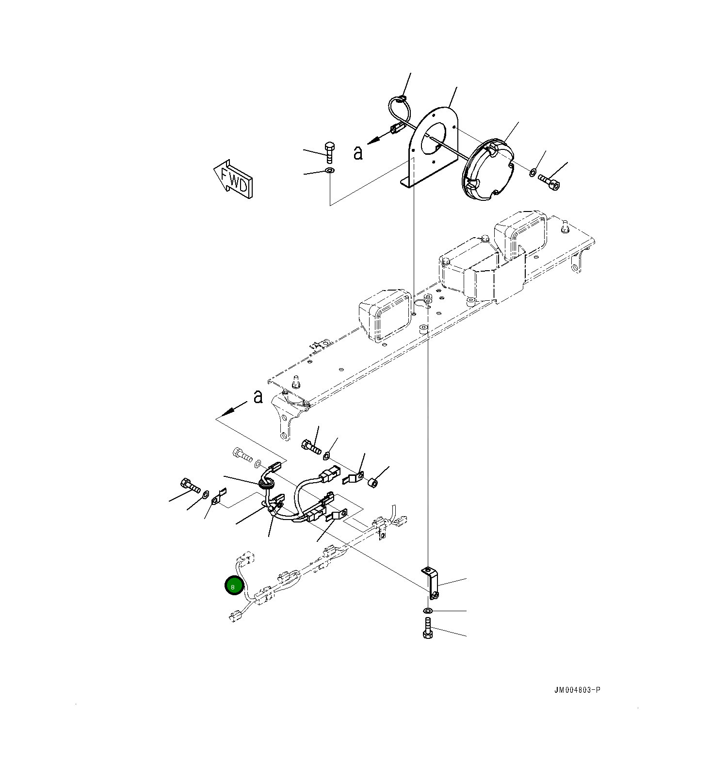 Жгут проводов 561-86-8A820 Komatsu
