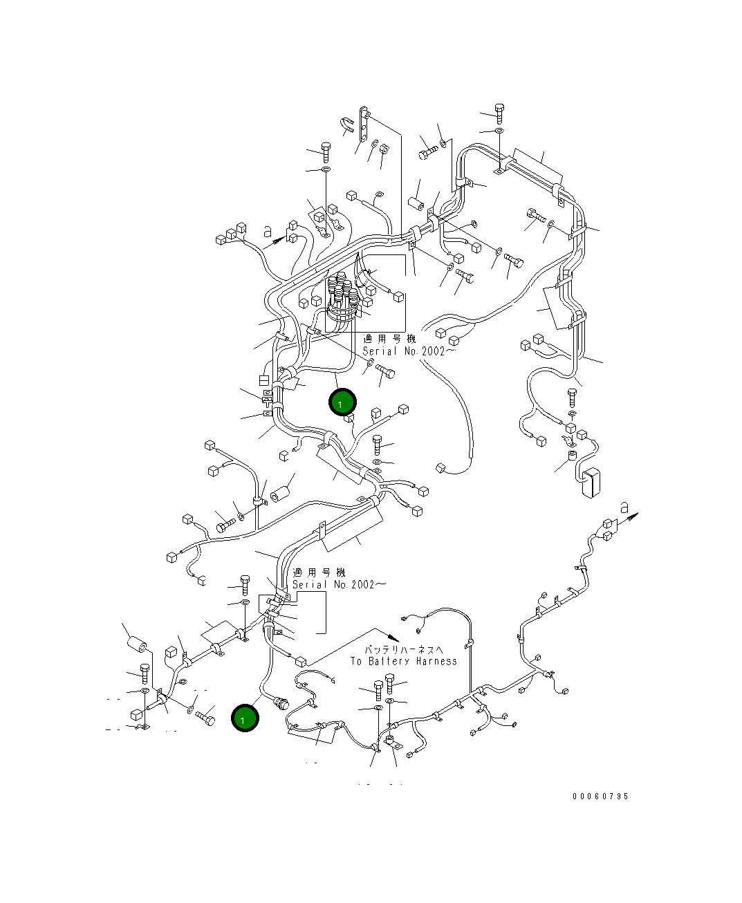 Жгут проводов 56D-06-22411 Komatsu