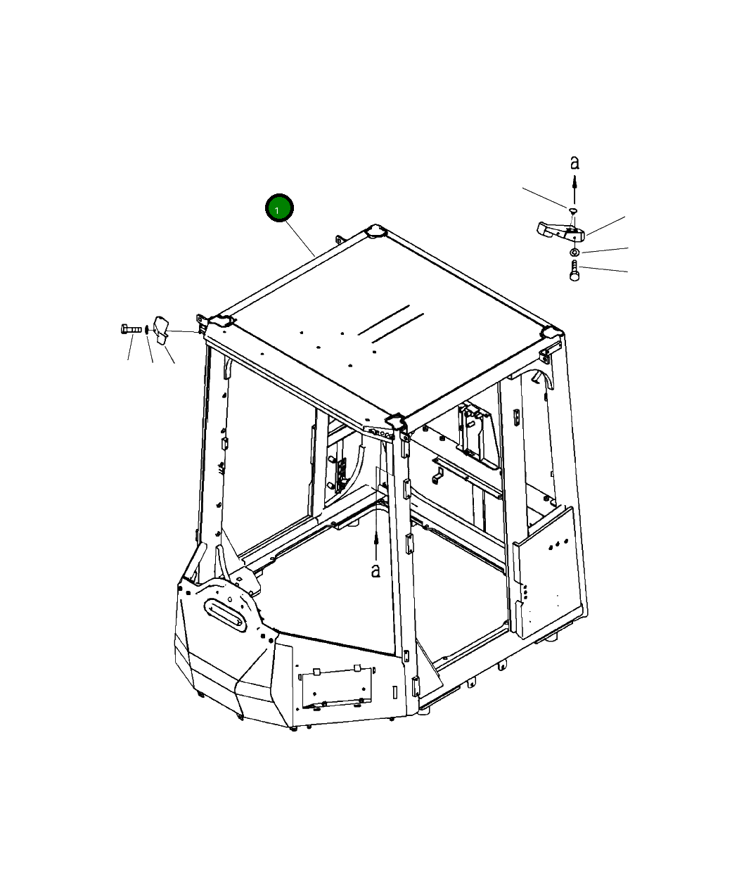 Кабина 425-926-5111 Komatsu