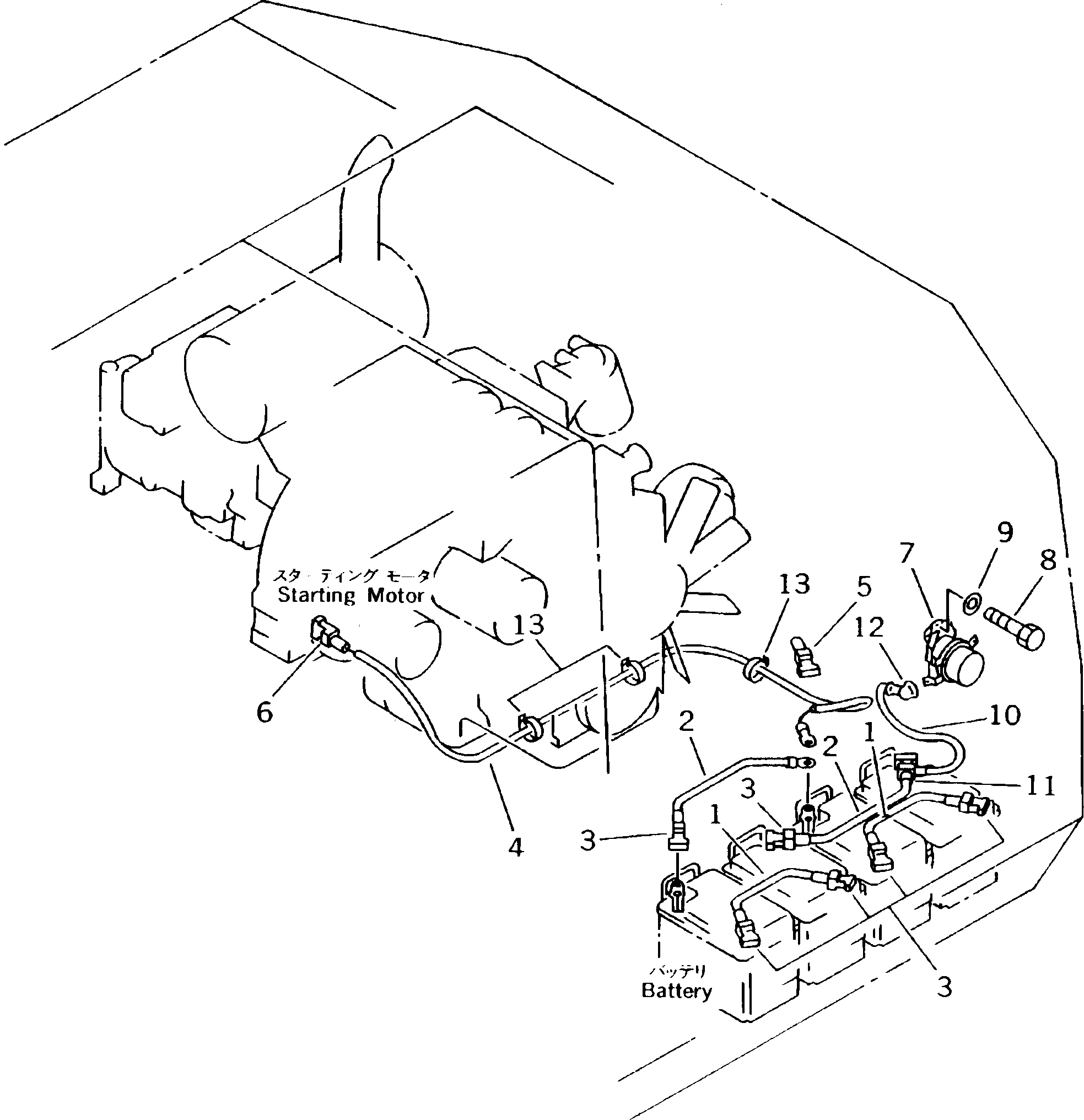Провод 21P-06-K1161 Komatsu