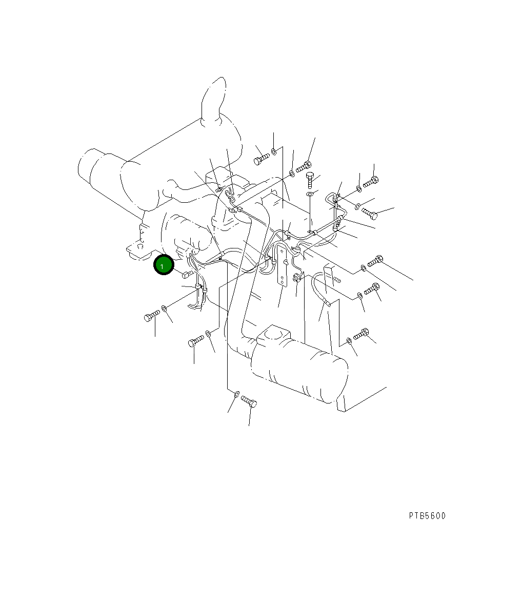 Жгут проводов 20Y-06-K2280 Komatsu