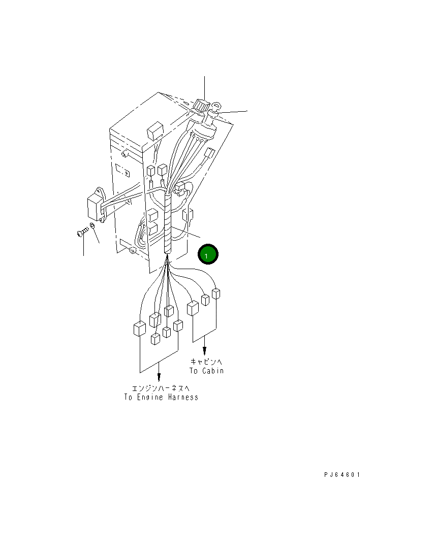 Жгут проводов 22K-06-11135 Komatsu
