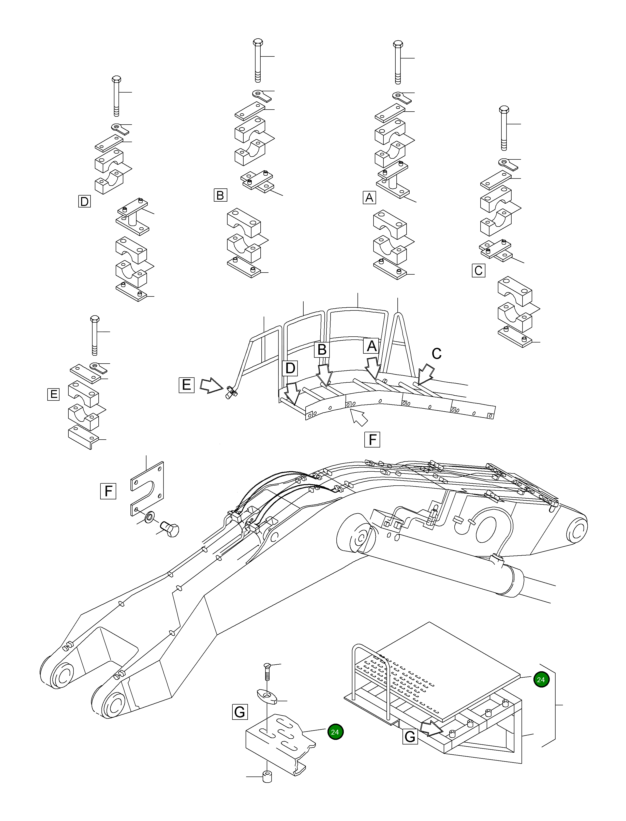 Абразив 940 774 40 Komatsu