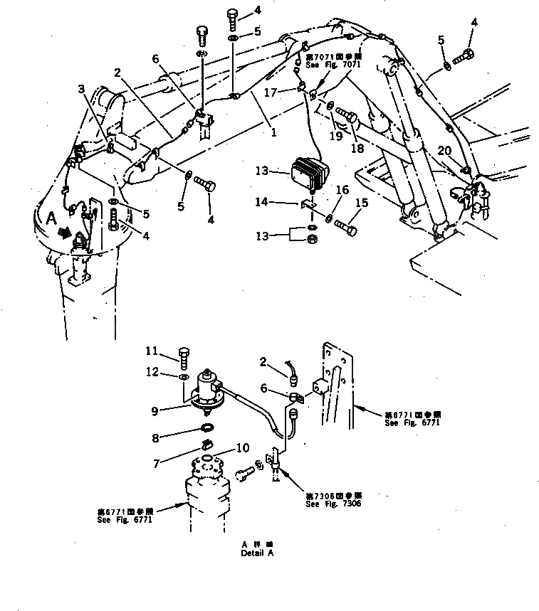 Жгут проводов 202-966-1530 Komatsu