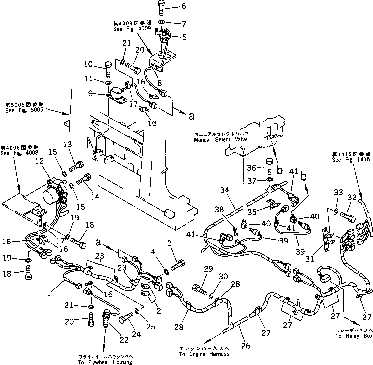 Жгут проводов 195-06-49140 Komatsu