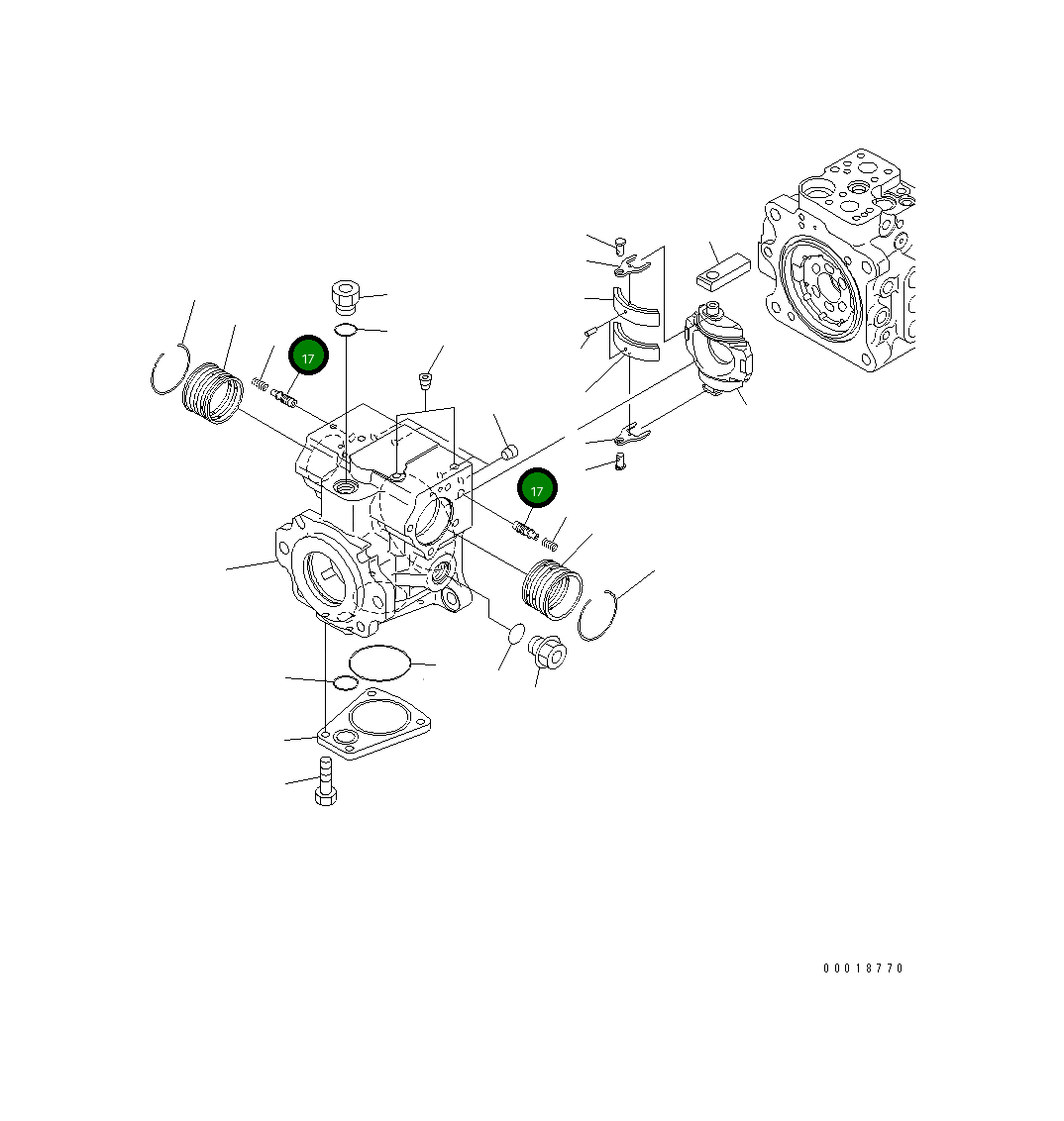 Золотник 720-2M-15110 Komatsu
