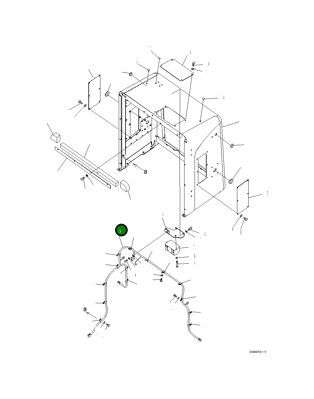 Жгут проводов 23B-06-53121 Komatsu
