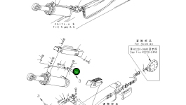 Блок, левый 198-72-62550 Komatsu