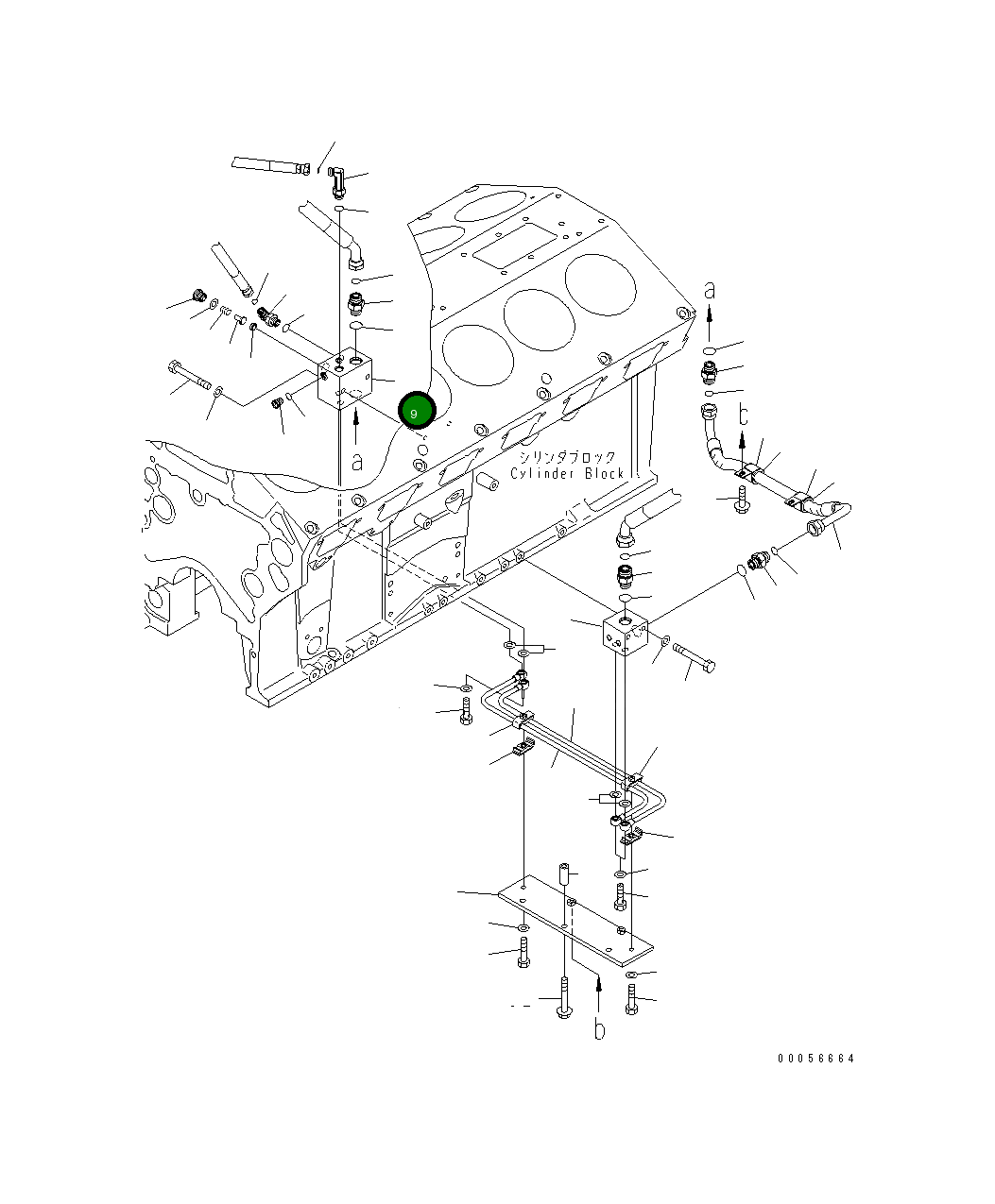 Блок 6219-71-7250 Komatsu