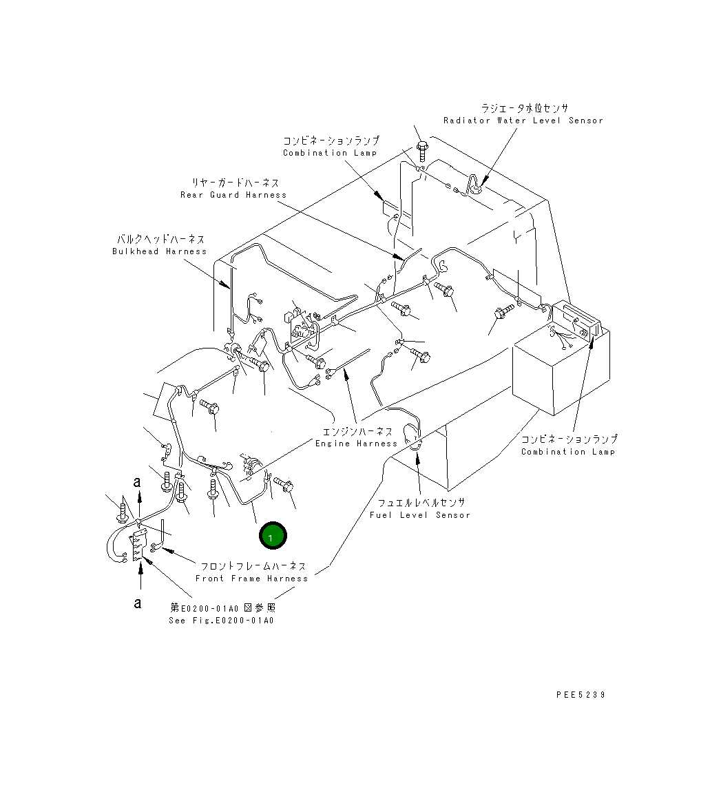 Жгут проводов 423-06-22921 Komatsu