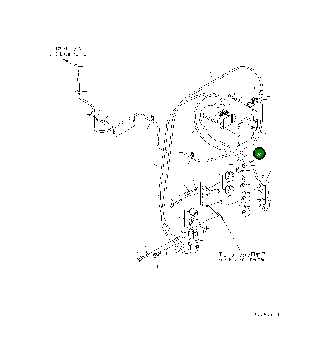 Кабель 56D-06-24511 Komatsu