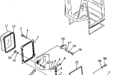 Стекло 410-81-12150 Komatsu
