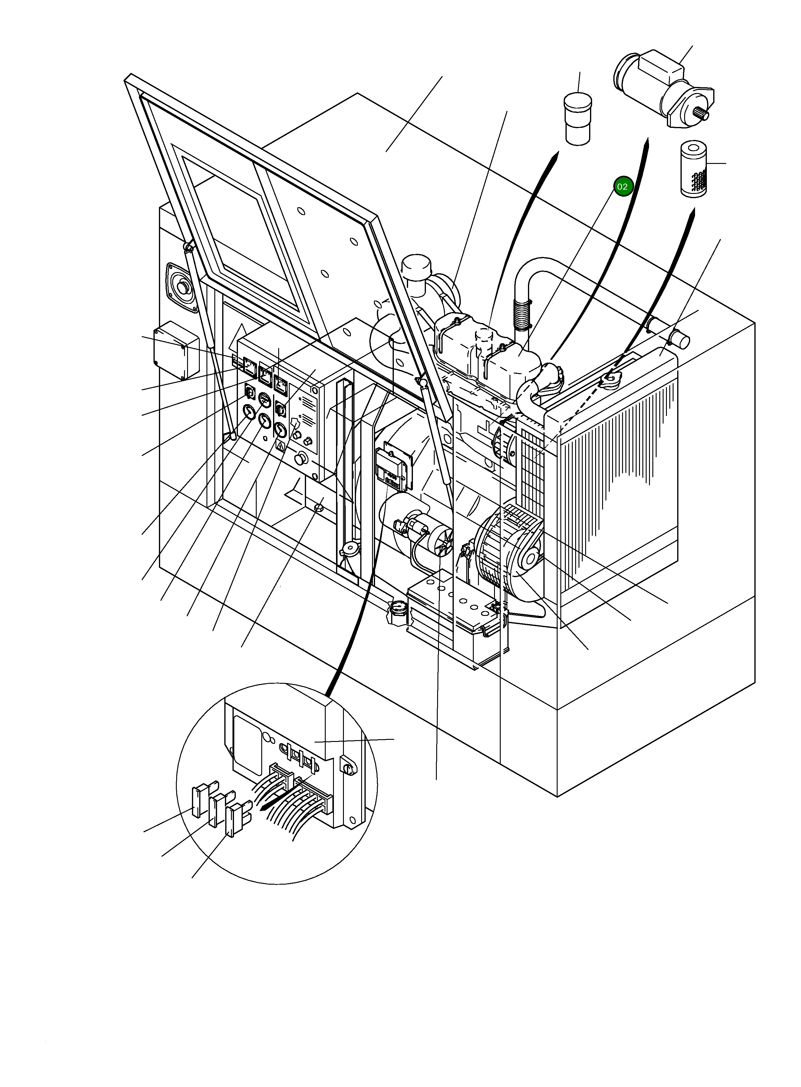 Дизельный двигатель 766 655 73 Komatsu