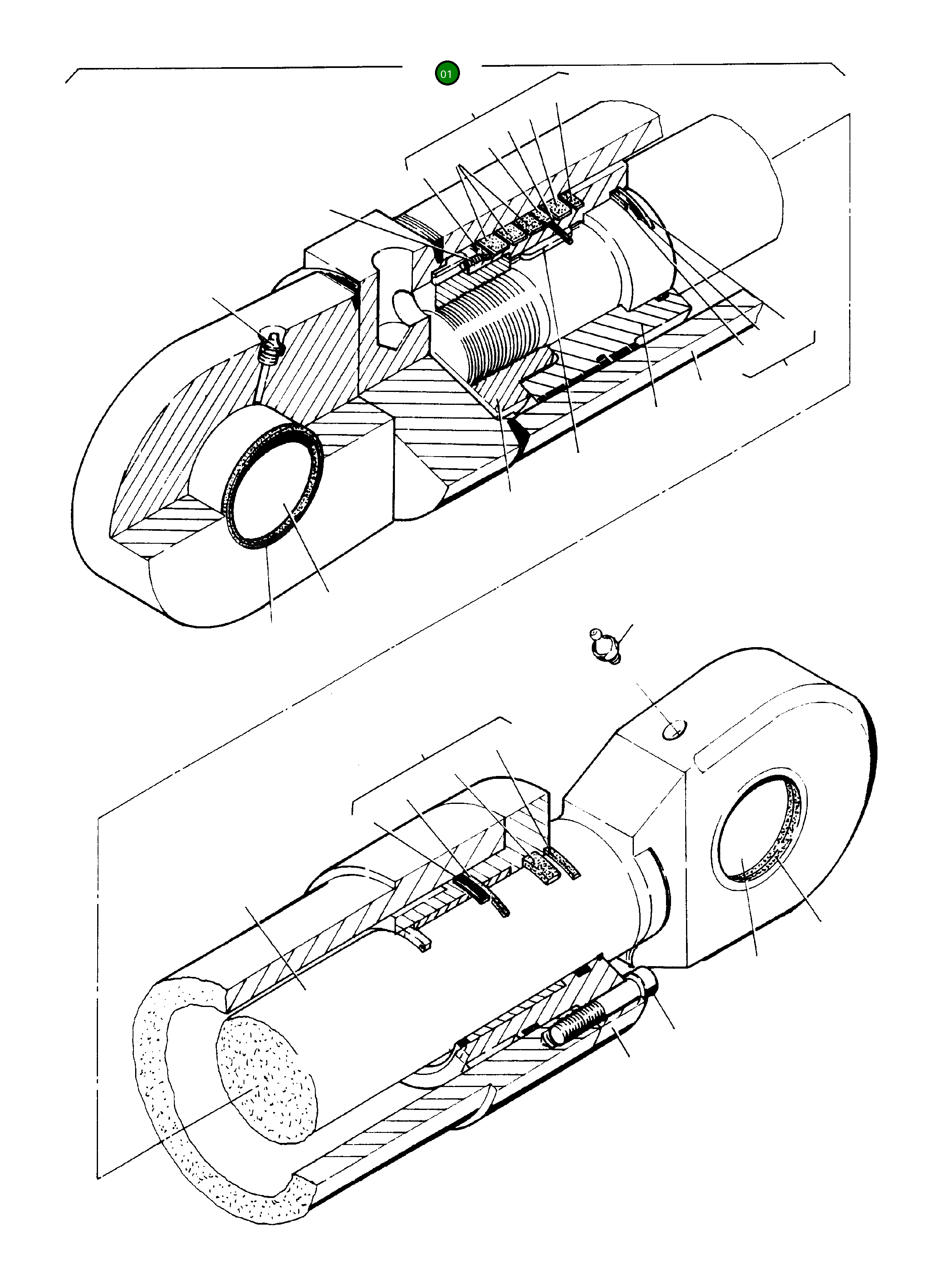 Гидроцилиндр 463 880 40 Komatsu