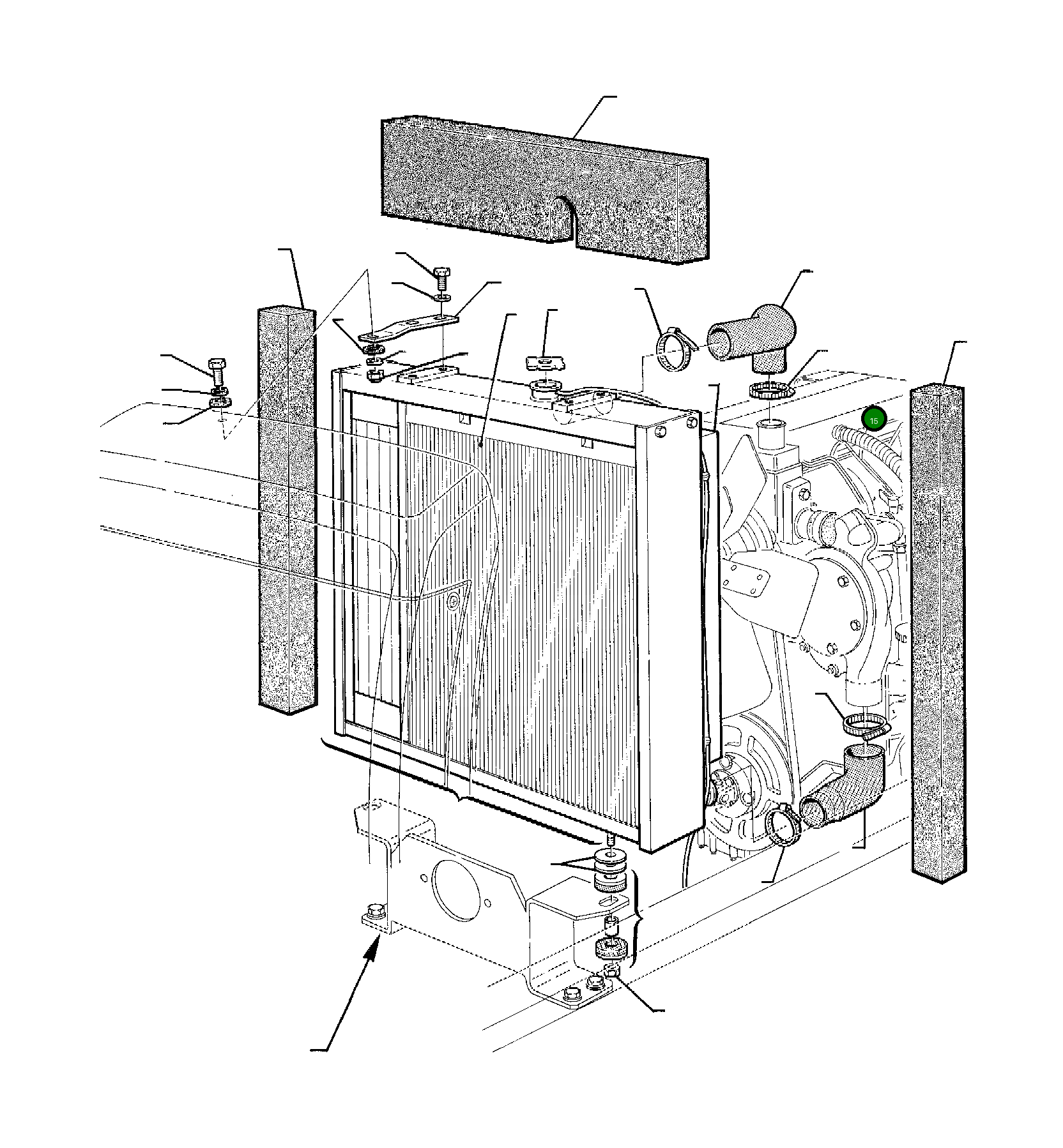 Глушитель 312207661 Komatsu