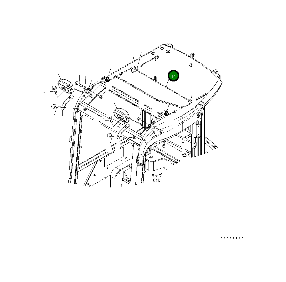 Жгут проводов 22M-06-24211 Komatsu