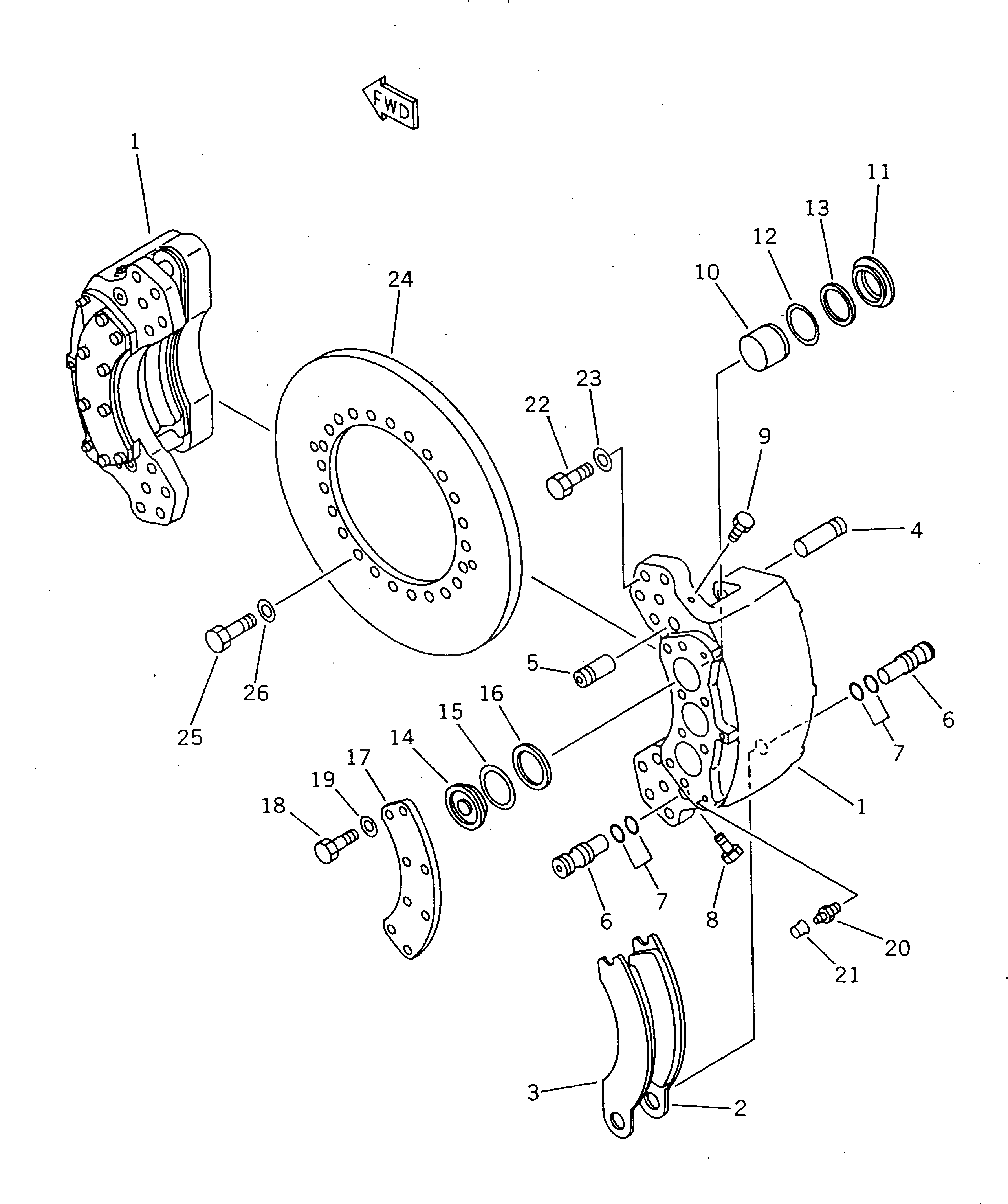 Диск 569-32-21120 Komatsu