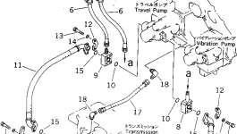 Шланг 07082-00208 Komatsu