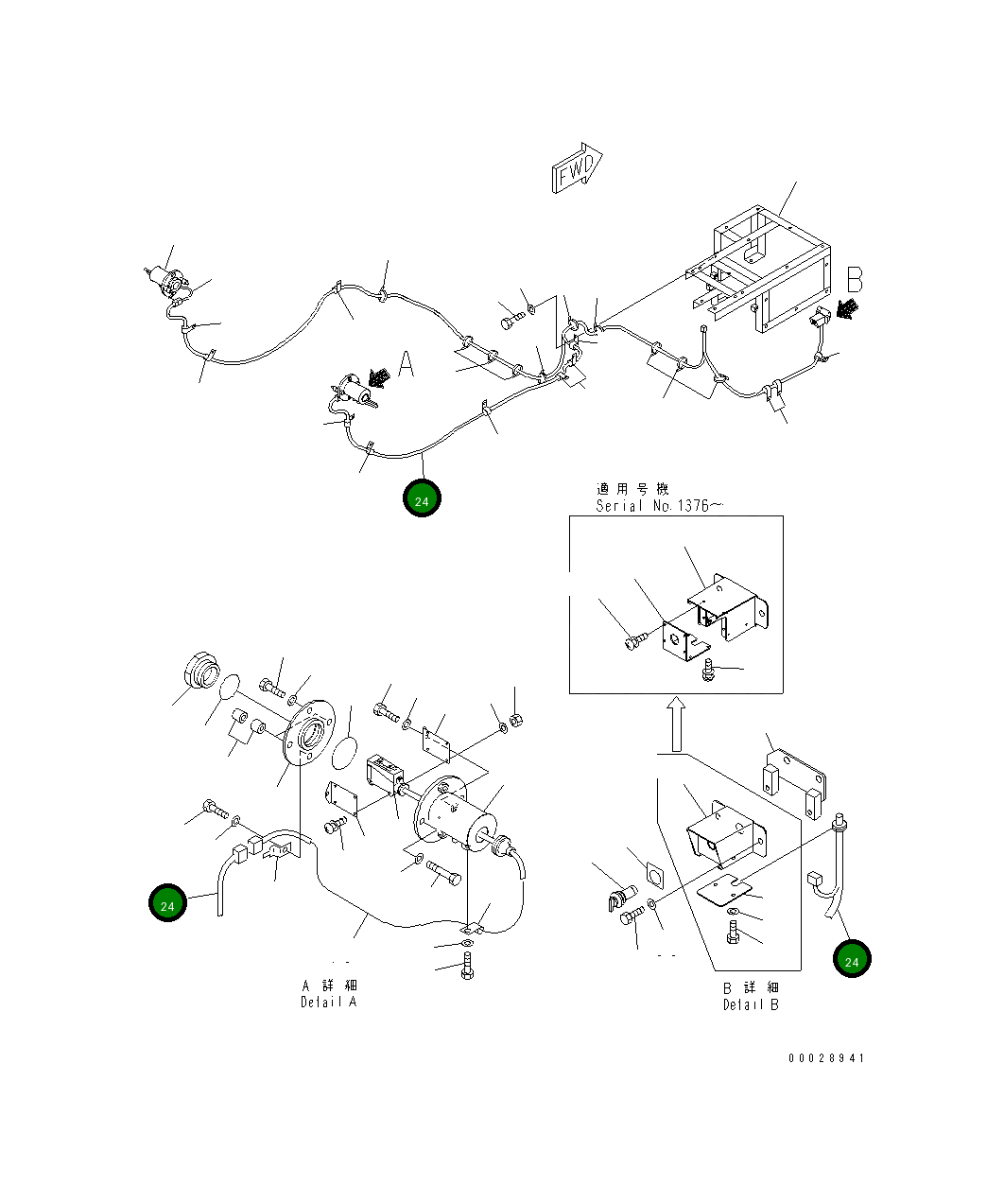 Жгут проводов 8242-06-2151 Komatsu