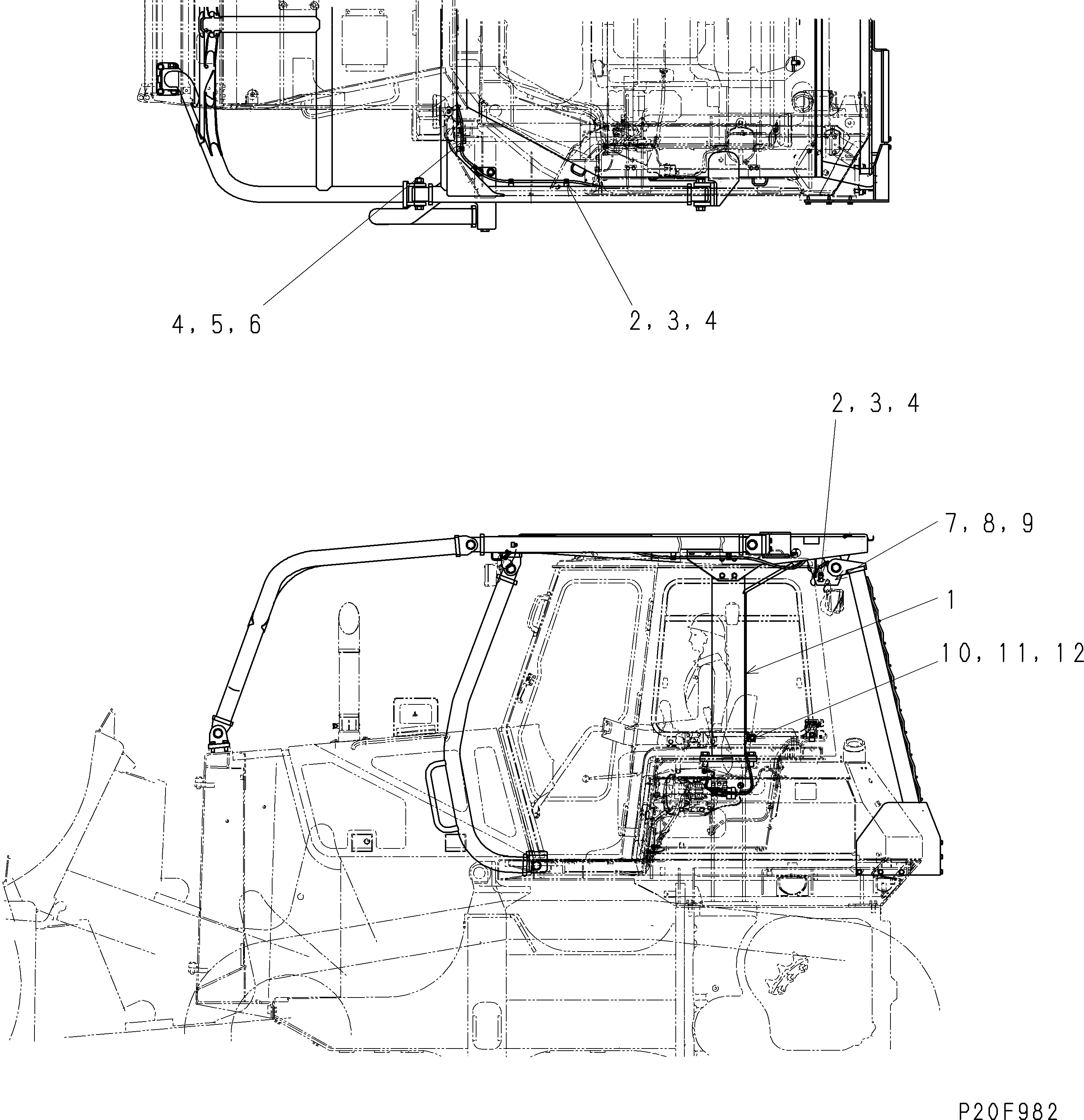 Жгут проводов 134-X78-1490 Komatsu