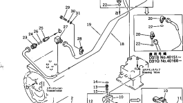 Блок (D31S) 113-40-43220 Komatsu