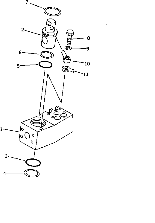 Блок 209-62-52610 Komatsu
