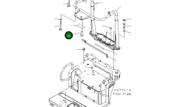 Заклёпка YM288741-03130 Komatsu