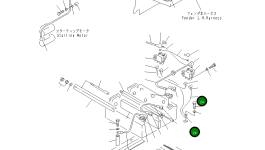 Кабель 208-06-51550 Komatsu