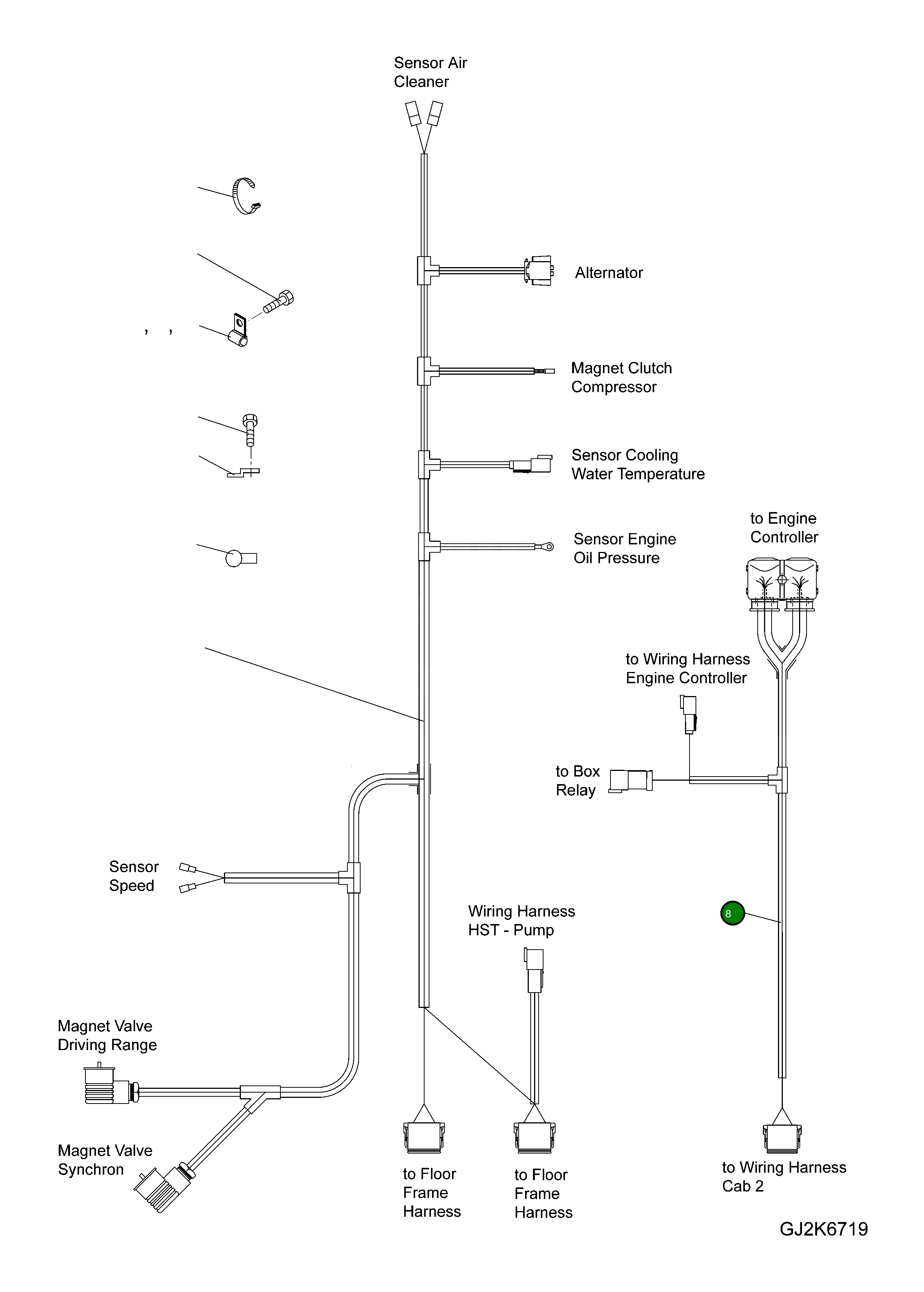 Жгут проводов 42W-06-32130 Komatsu