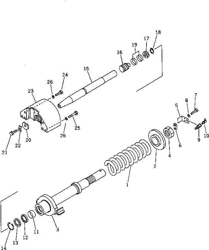 Замок 12F-30-48730 Komatsu