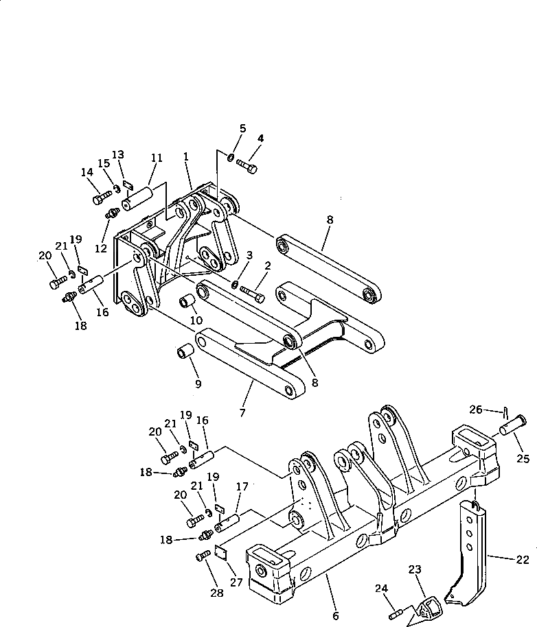 Тяга 144-78-11161 Komatsu