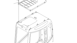 Защитный кожух 21J-54-16121 Komatsu
