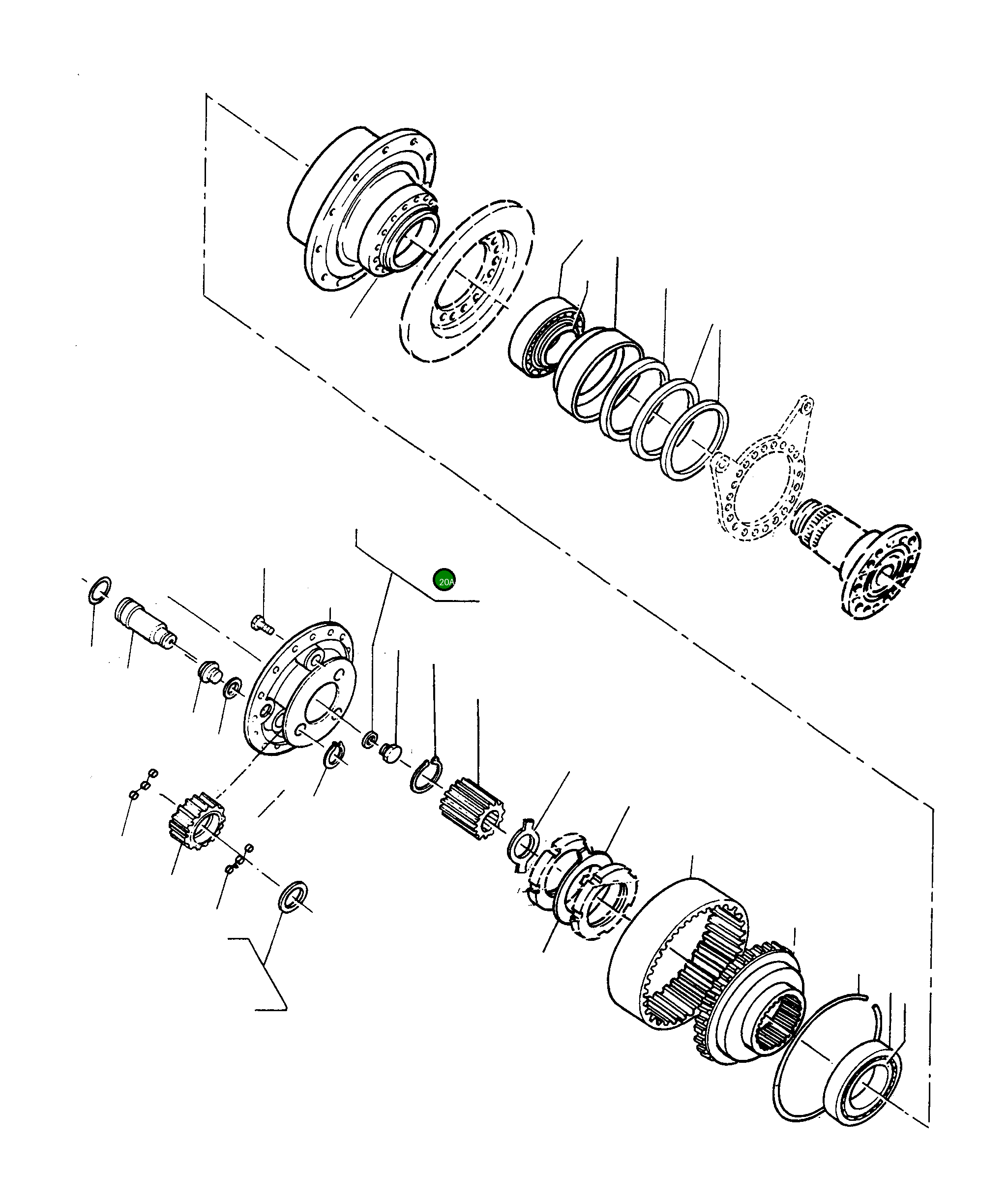 Диск 3236140M1 Komatsu