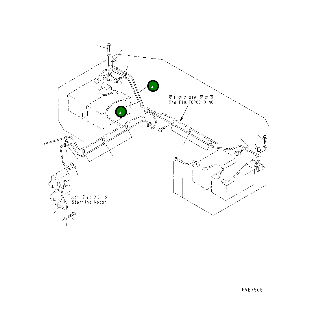 Кабель 427-06-22251 Komatsu