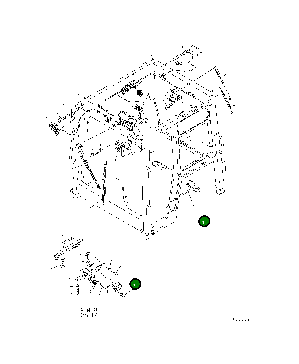Жгут проводов 11Y-979-1612 Komatsu
