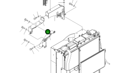 Защитный кожух 21K-03-71490 Komatsu
