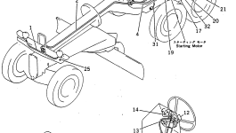 Кабель 232-06-17530 Komatsu