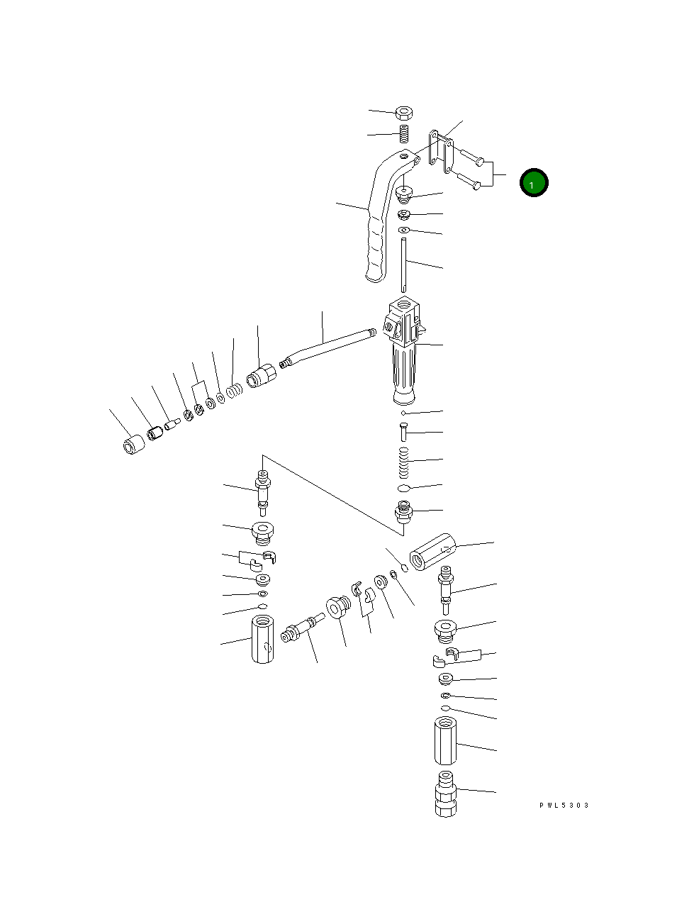 Заклёпка YU683201 Komatsu