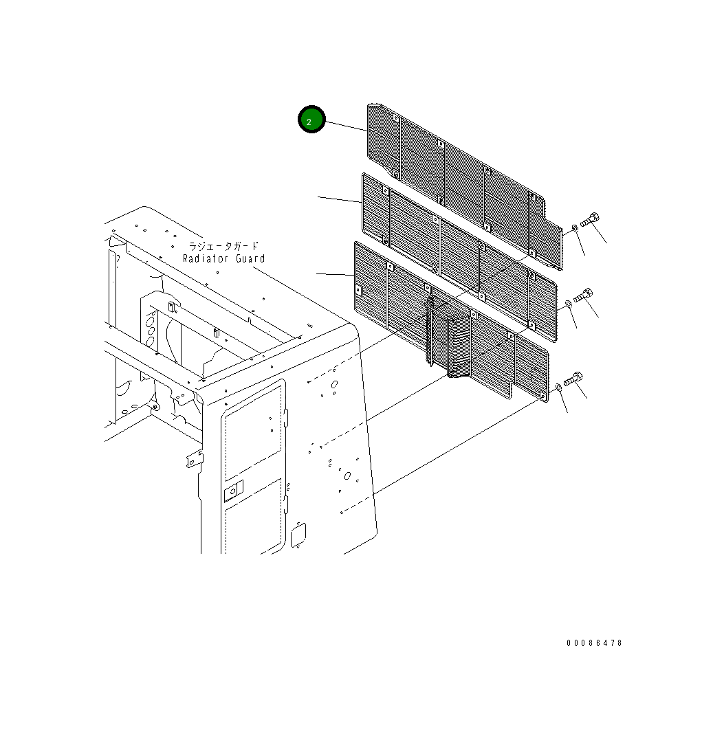 Защитный кожух 426-03-33770 Komatsu