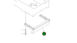 Защитный кожух 23B-44-12420 Komatsu