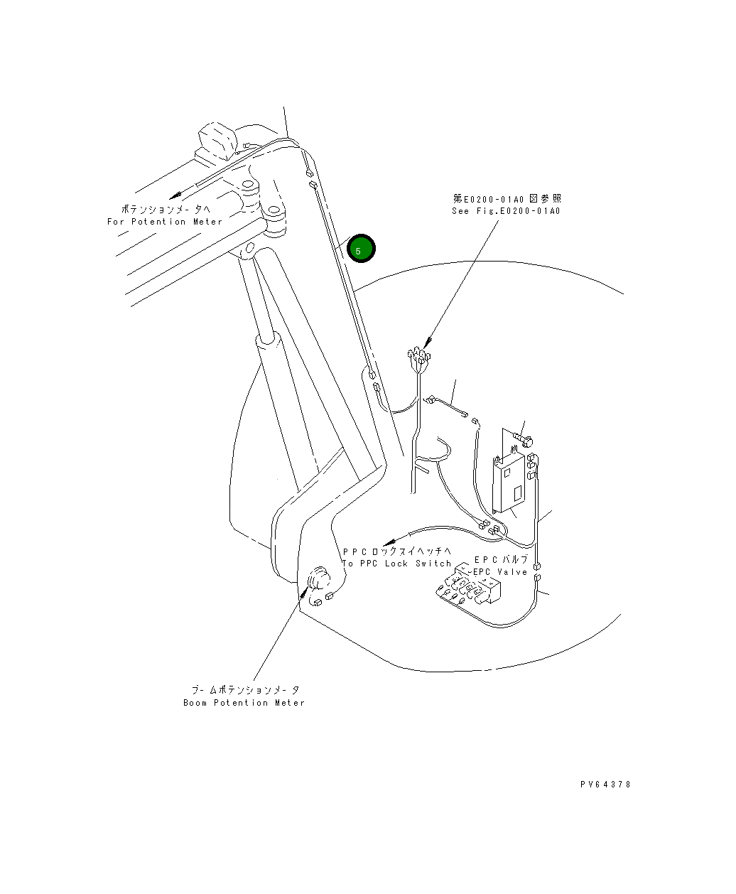 Жгут проводов 20C-06-31371 Komatsu