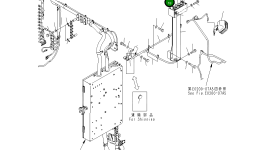 Выключатель 21T-06-34650 Komatsu