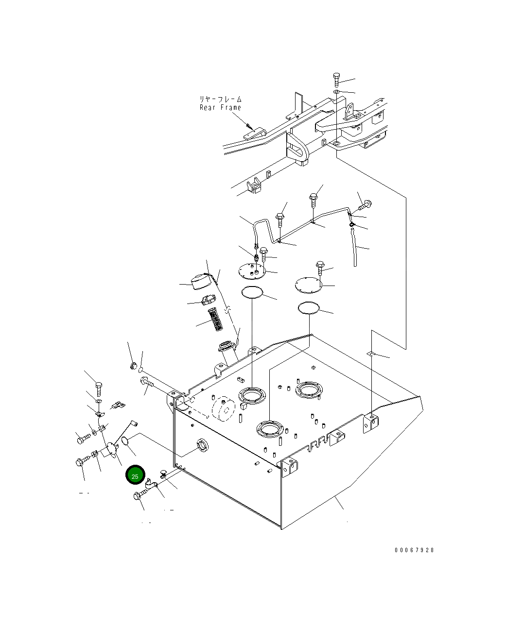Датчик 7861-93-4850 Komatsu