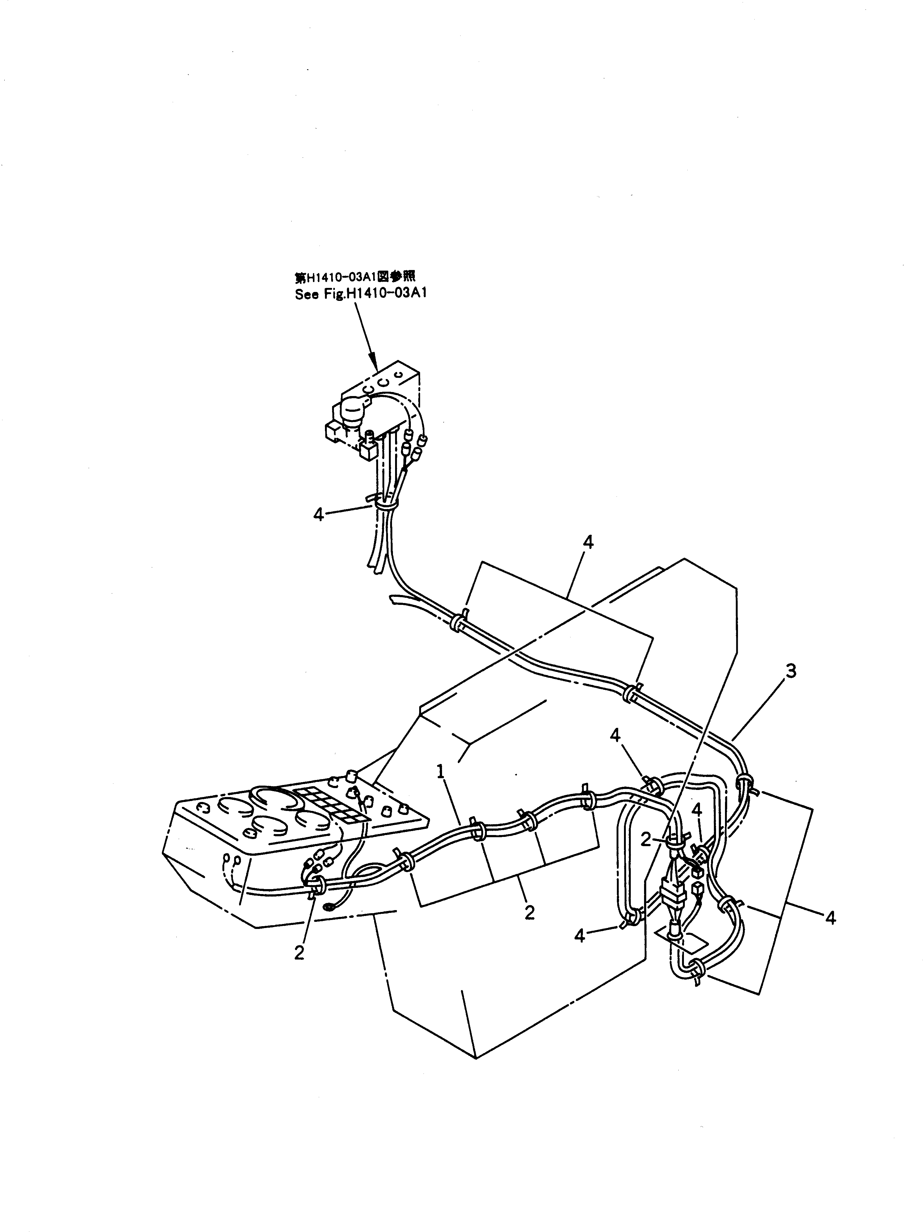 Жгут проводов 20K-06-11320 Komatsu