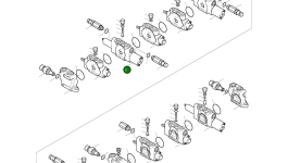Блок в сборе, рукоять 1.451-00010 Komatsu