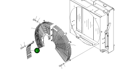 Защитный кожух 23C-03-51810 Komatsu