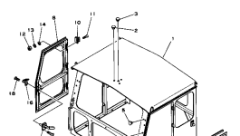 Дверь 130-911-1284 Komatsu