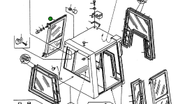Дверь 4919242M91 Komatsu